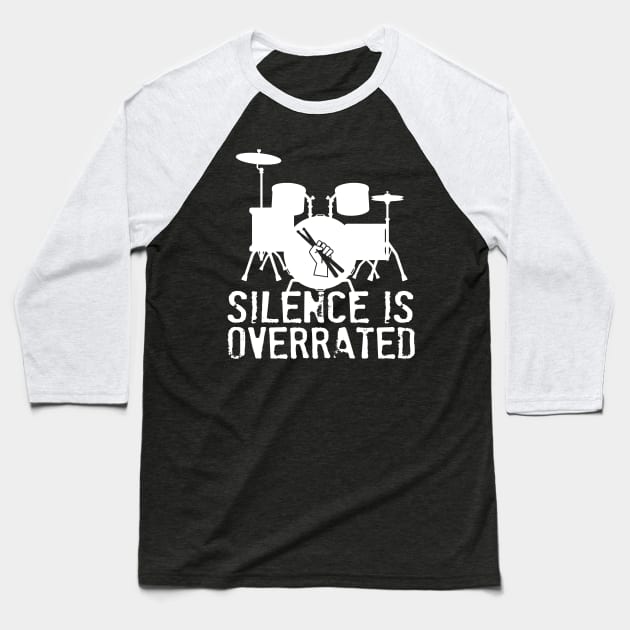 Silence is Overrated! Baseball T-Shirt by thedysfunctionalbutterfly